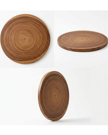 Casamy Round Acacia Serving Cutting Board 14 in